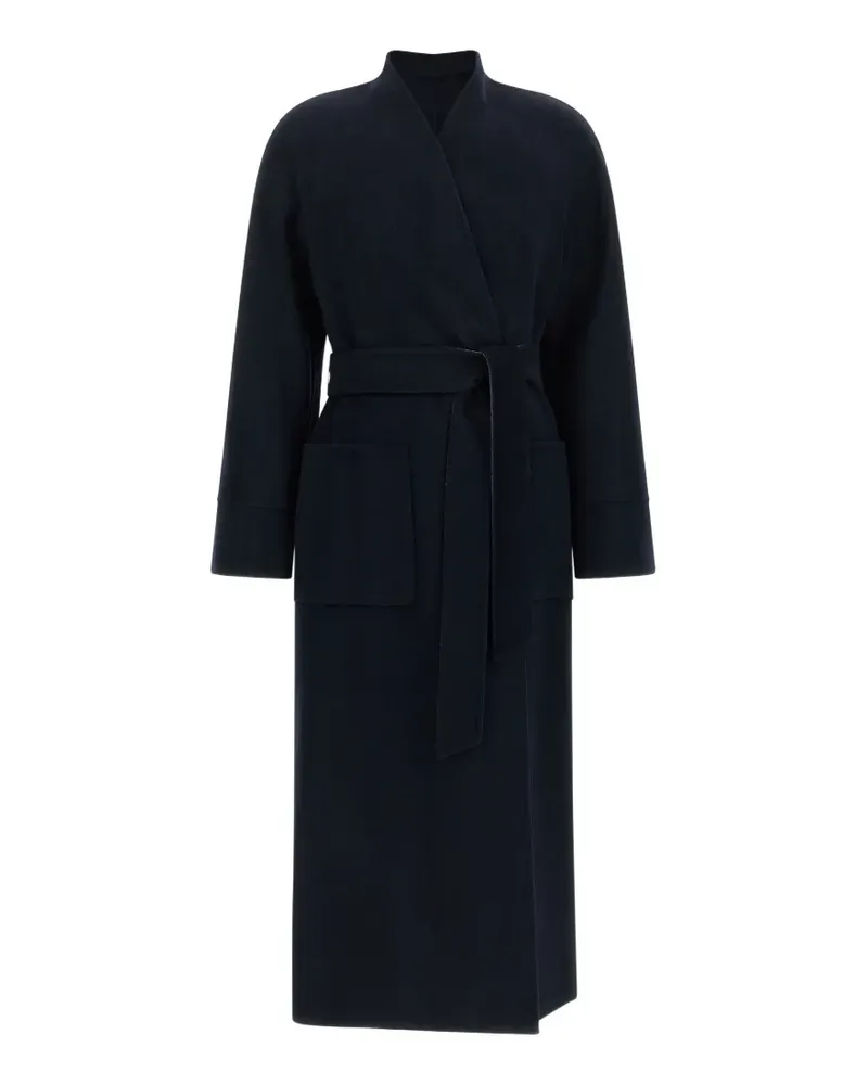 Max Mara Wendbarer Nodo Mantel - Blau Blau