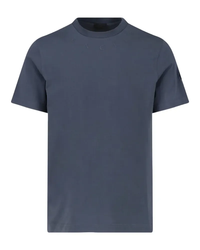 Moncler T-Shirt mit Logo-Detail - Grau Grau