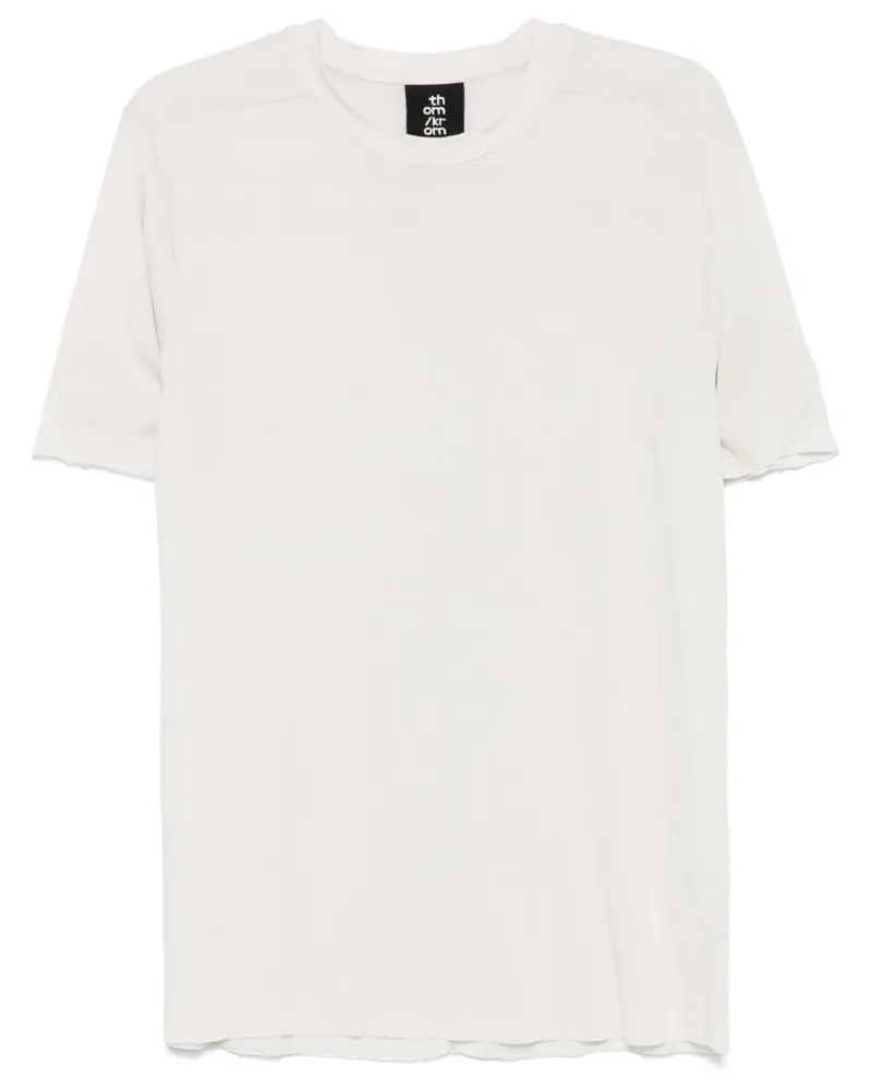 THOM KROM T-Shirt mit rundem Ausschnitt - Nude Nude