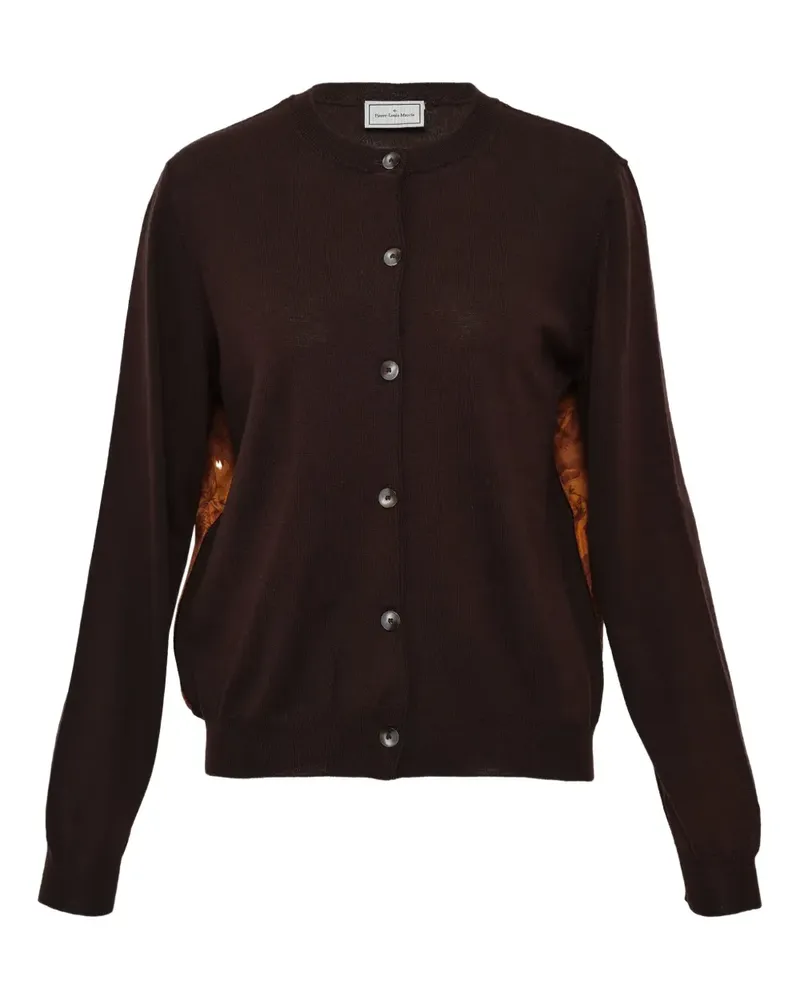 Pierre-Louis Mascia printed wool cardigan - Braun Braun
