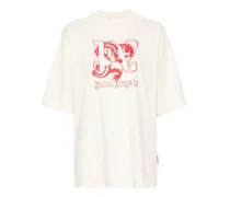 T-Shirt mit Drachen-Monogramm