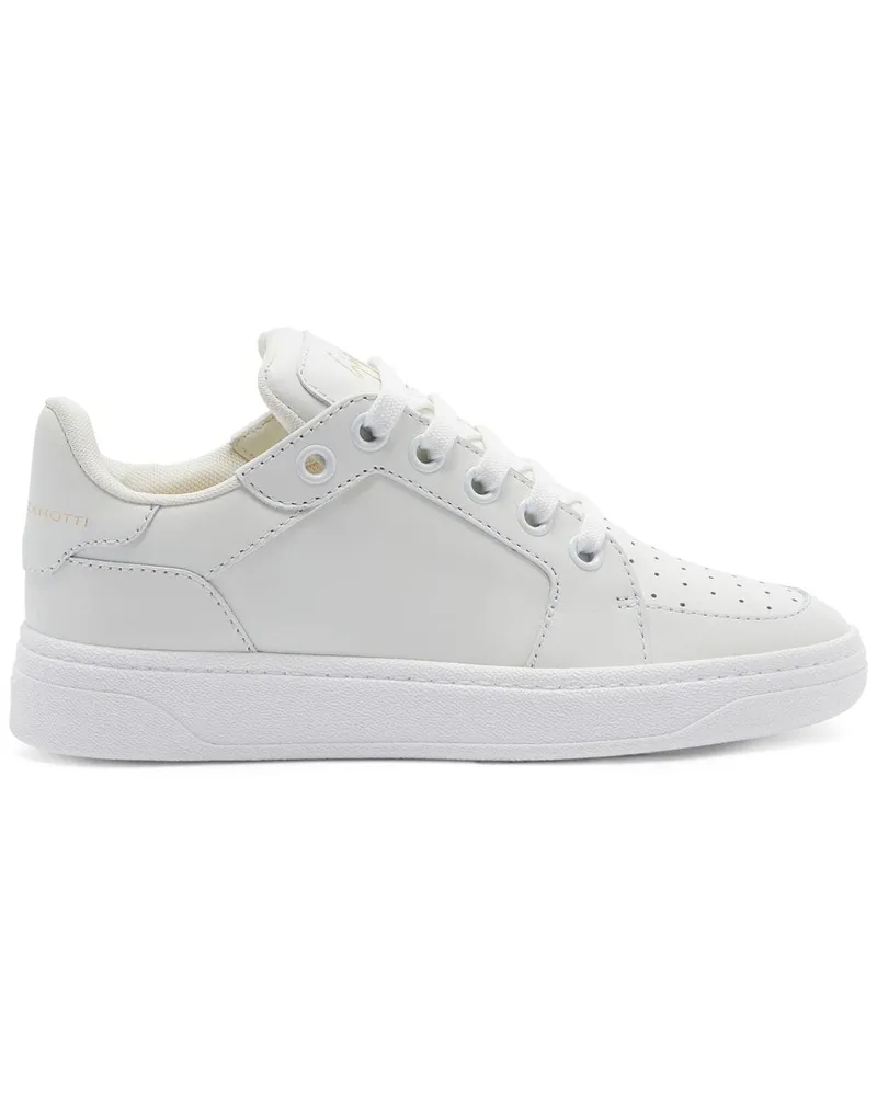 Giuseppe Zanotti Perforierte Sneakers - Weiß Weiß