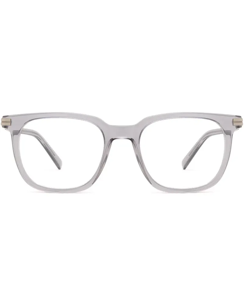 Ermenegildo Zegna Brille mit eckigem Gestell - Grau Grau