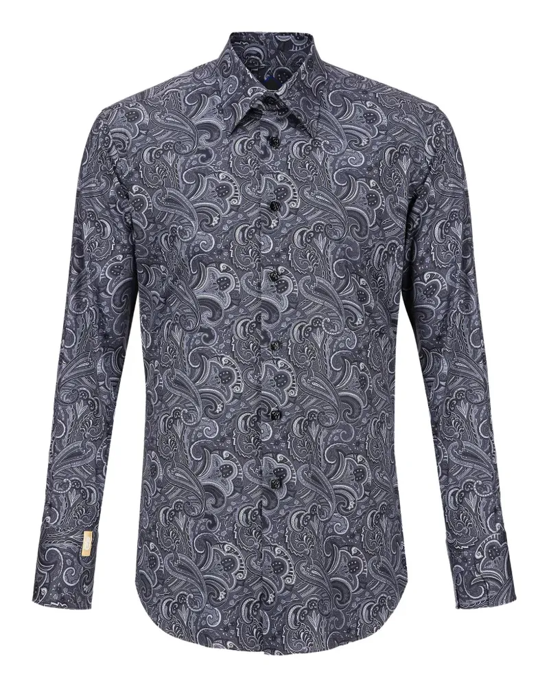Billionaire paisley-print shirt - Schwarz Schwarz