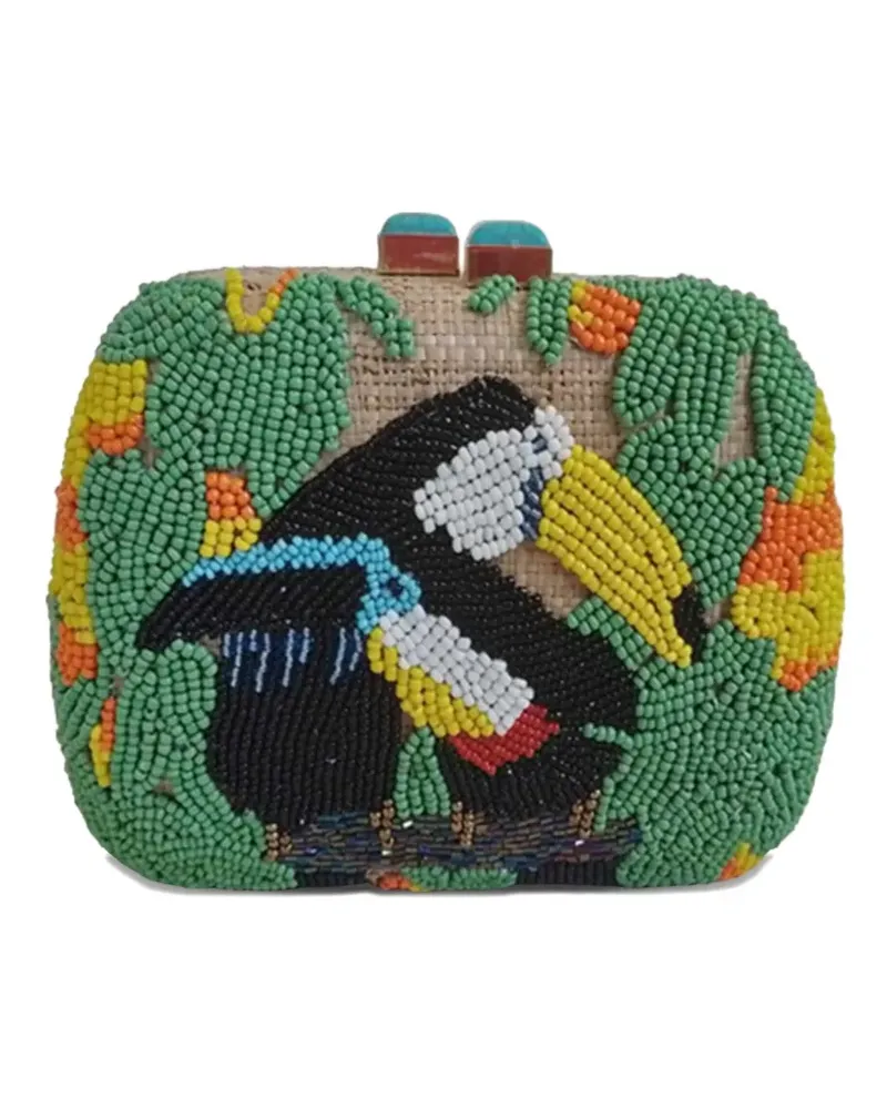 Serpui Lolita Tucans clutch - Nude Nude