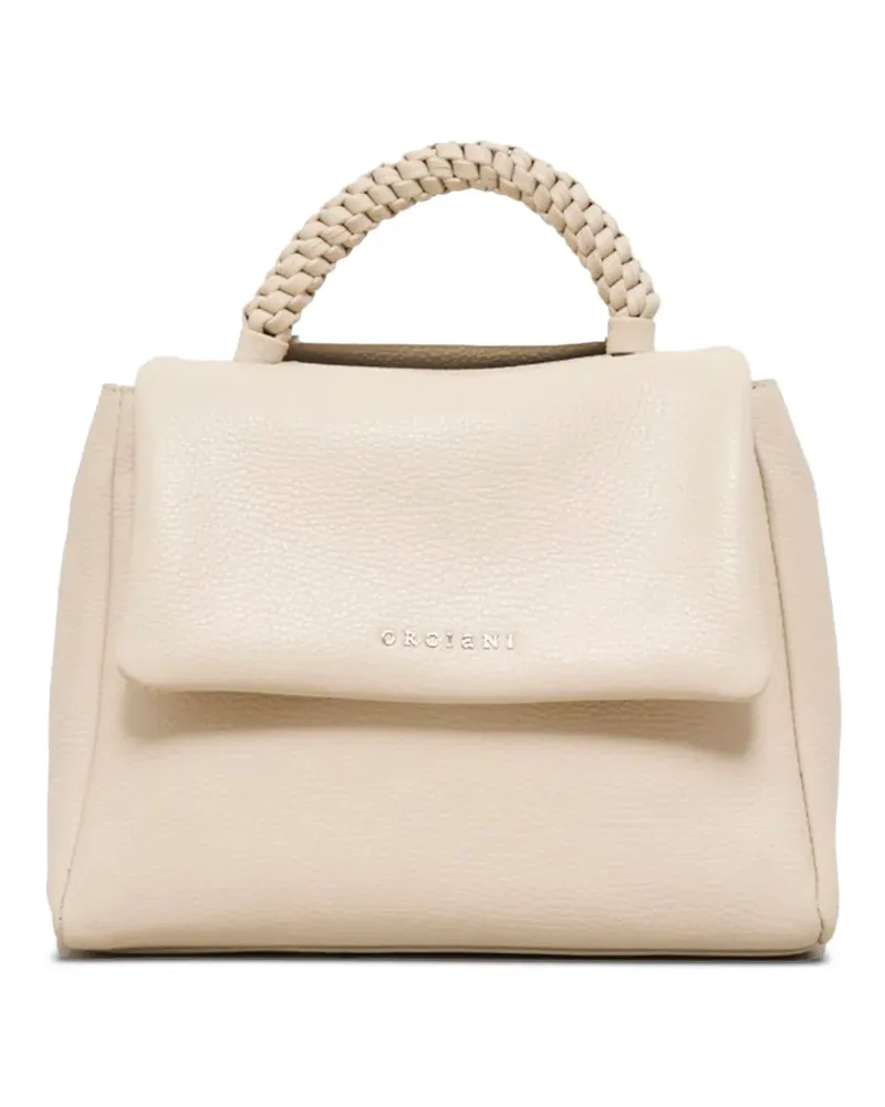 Orciani Mini-Tasche aus Leder - Nude Nude