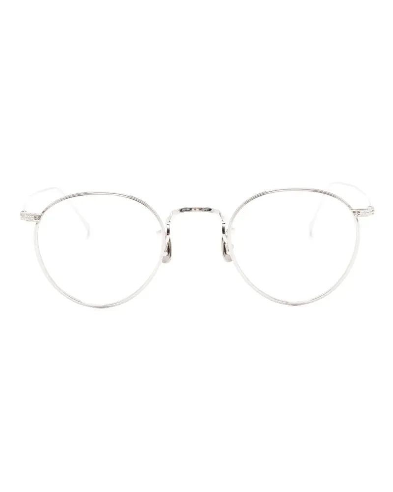 EYEVAN 7285 Brille mit rundem Gestell - Silber Silber