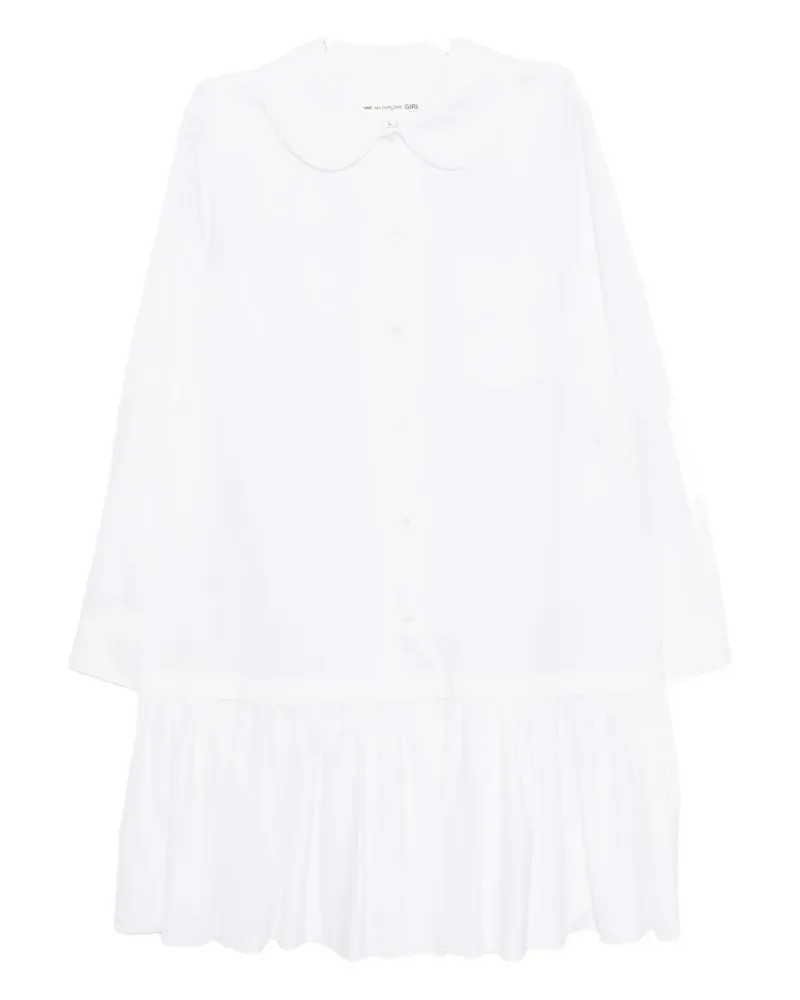 Comme des Garçons Klassisches Hemdkleid - Weiß Weiß
