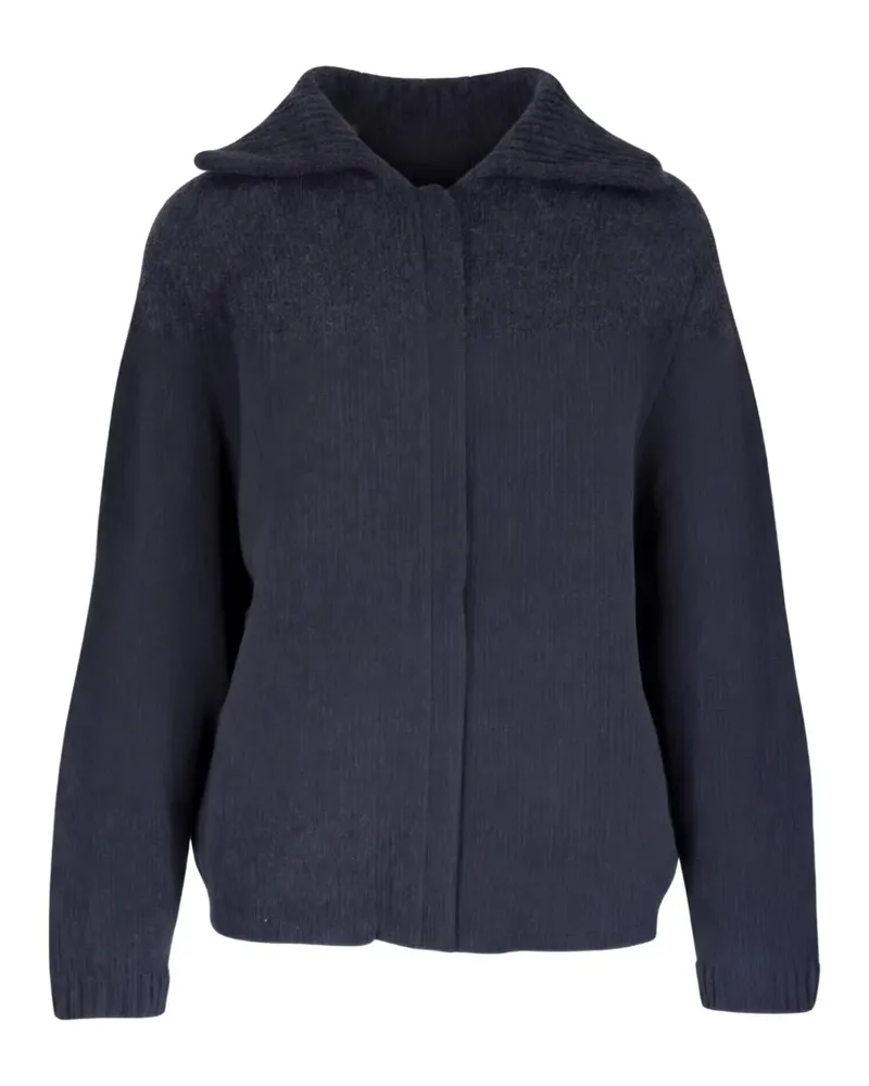 Le Kasha 1918 Laoling Cardigan mit geripptem Besatz - Blau Blau