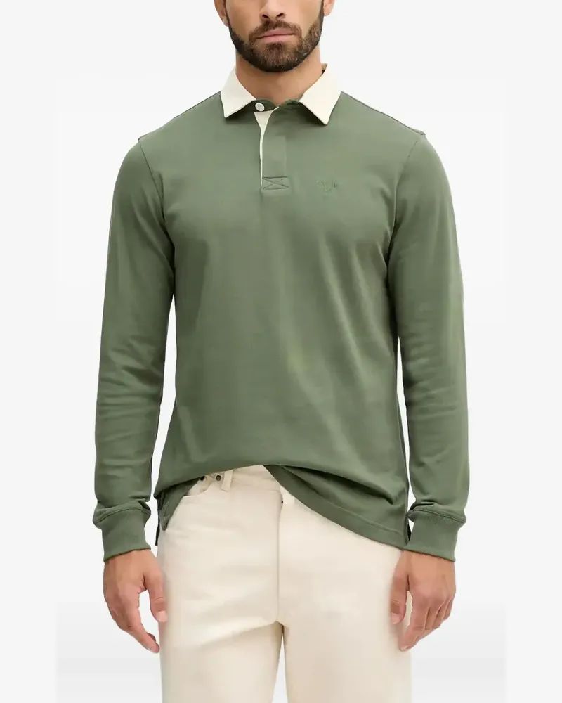 Barbour Howtown Poloshirt mit Logo-Stickerei - Grün Grün