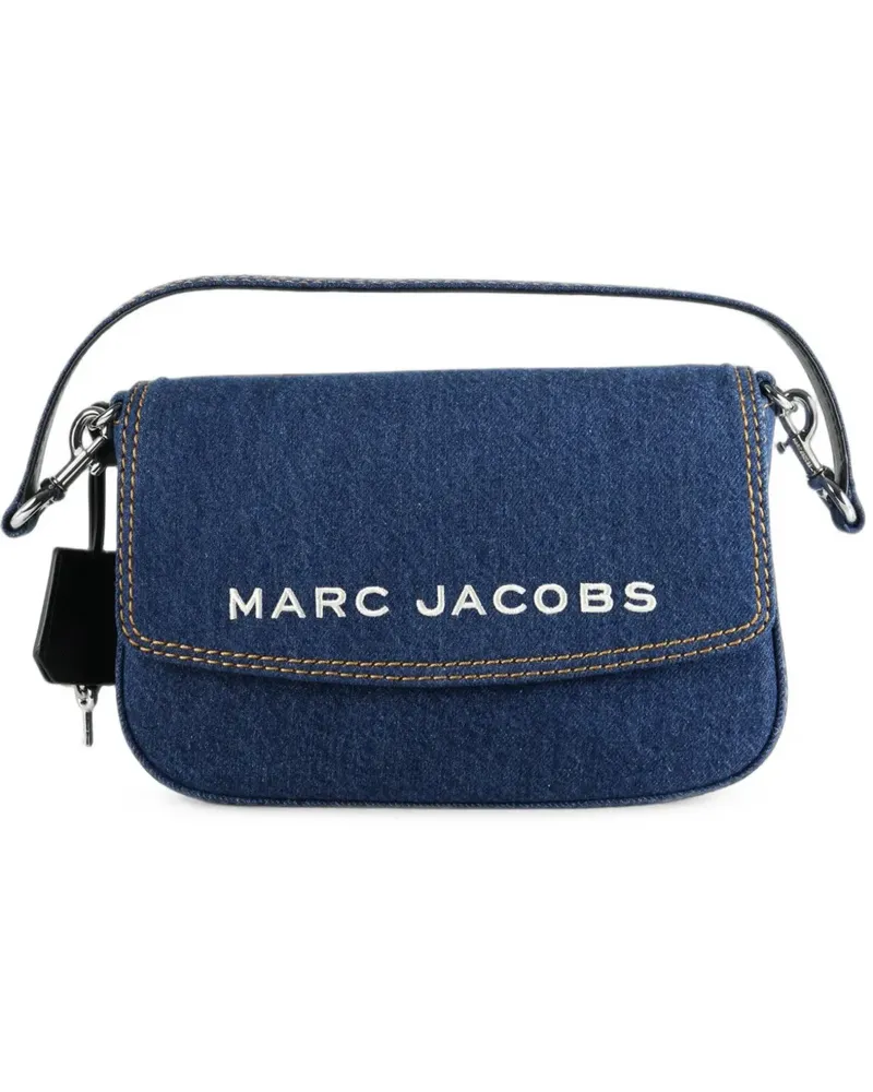 Marc Jacobs Schultertasche mit Logo-Print - Blau Blau