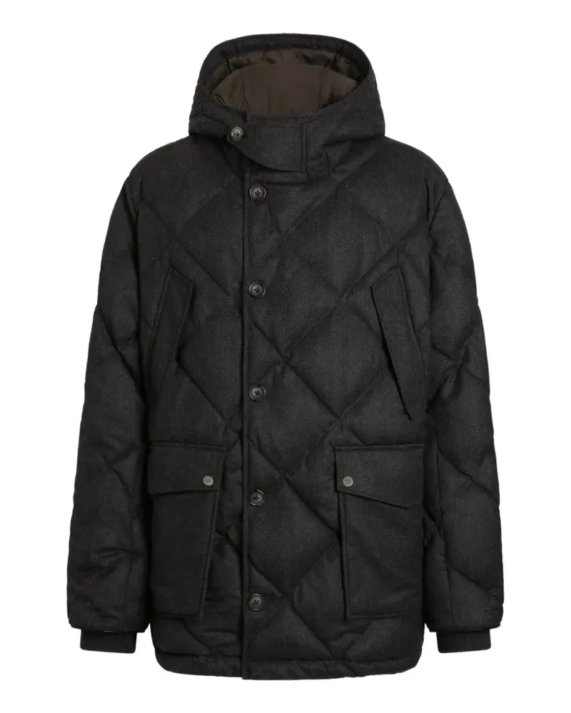 Dolce & Gabbana Daunenjacke aus Schurwolle - Grau Grau