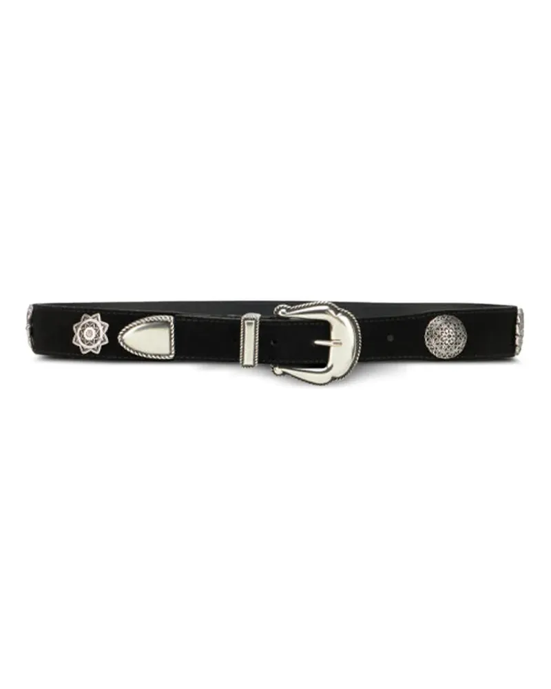 Fortela Candis leather belt - Schwarz Schwarz