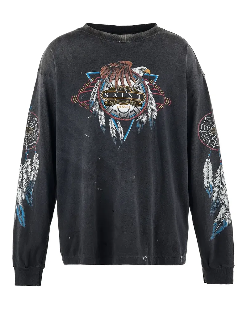 SAINT MXXXXXX Pullover aus Baumwolle - Schwarz Schwarz