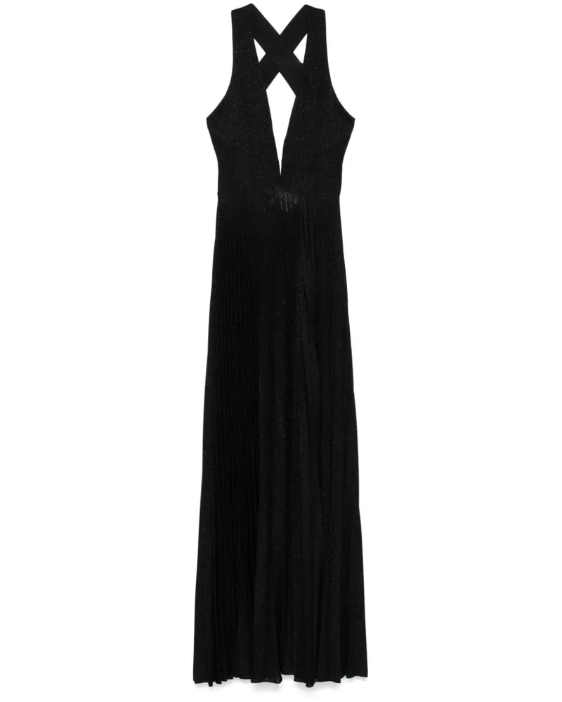 NISSA Abendkleid aus Lurex - Schwarz Schwarz