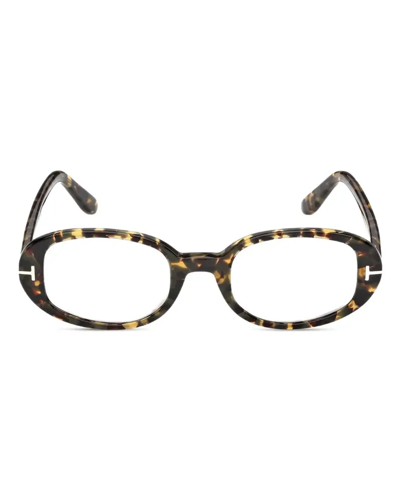 Tom Ford Iggy oval-frame sunglasses - Braun Braun