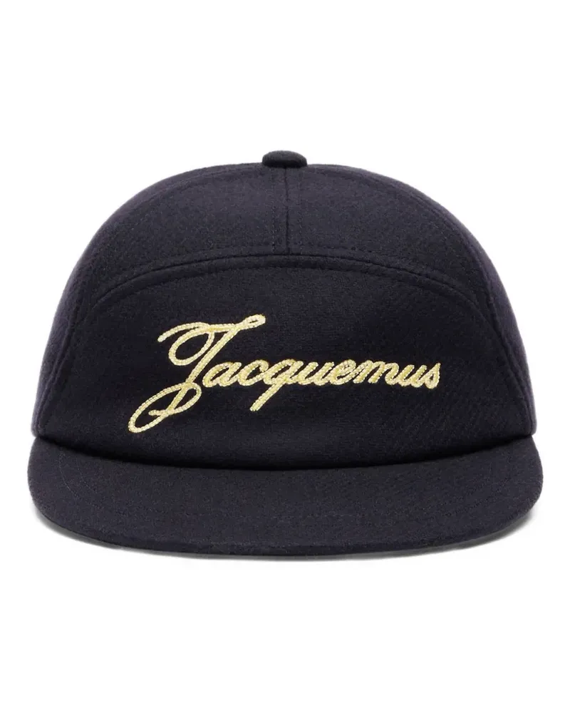 Jacquemus Baseballkappe mit Logo-Stickerei - Blau Blau