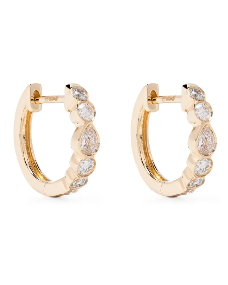 ANITA KO 18kt Gelbgoldohrringe mit Diamanten Gold