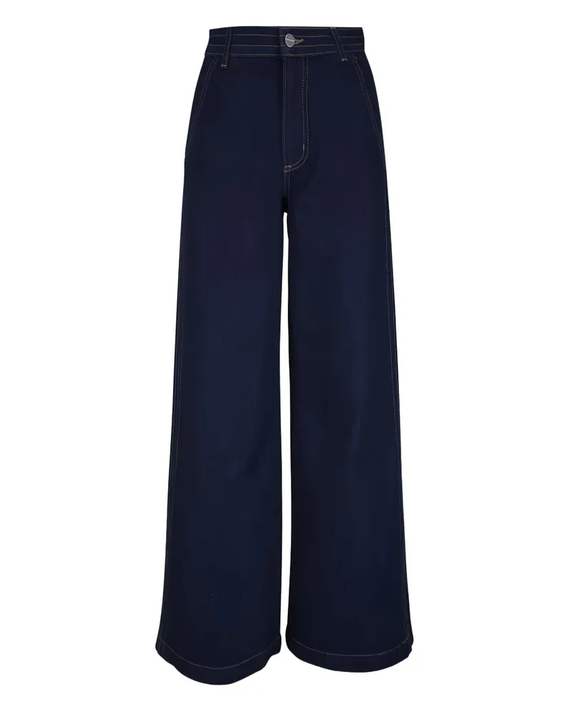 TWP Jeans mit weitem Bein - Blau Blau