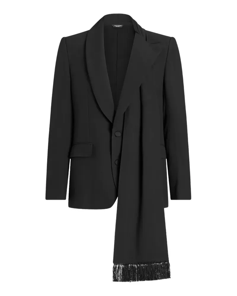 Dolce & Gabbana Sicilia single-breasted cady jacket suit - Schwarz Schwarz