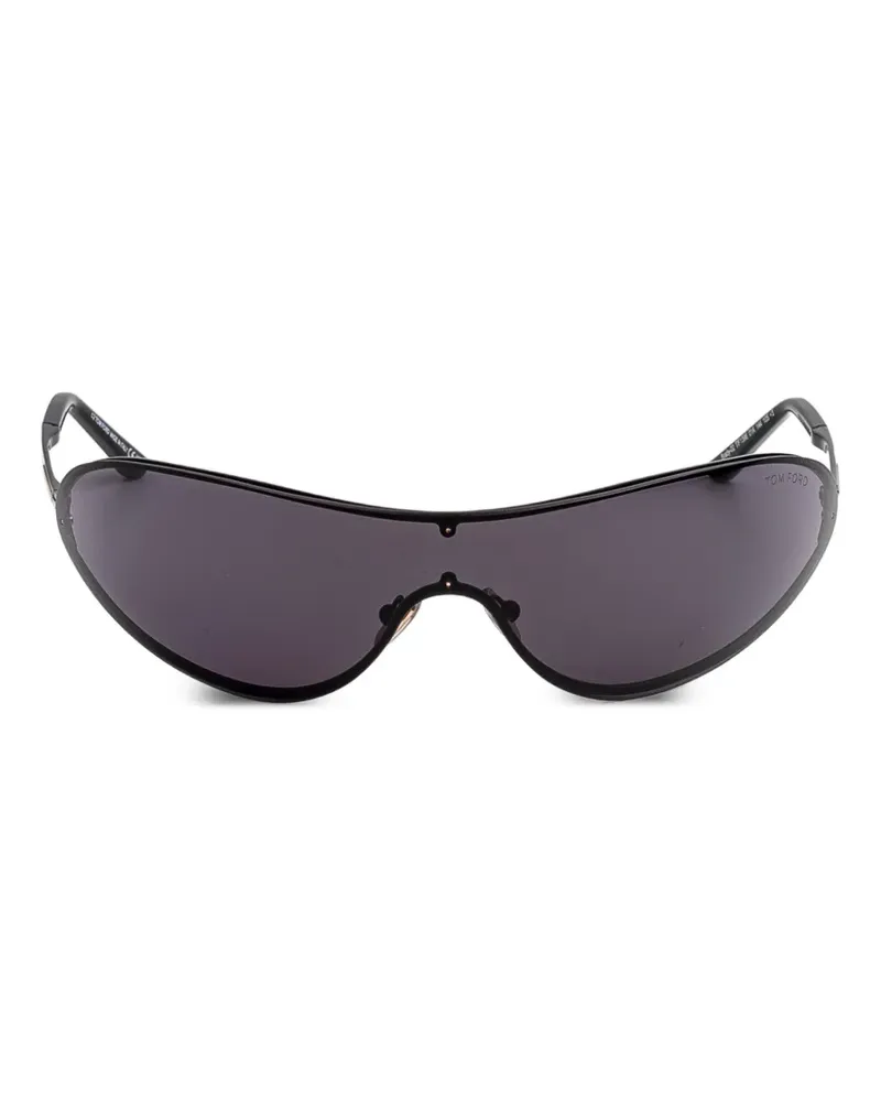 Tom Ford Brady-02 wrap-frame sunglasses - Schwarz Schwarz