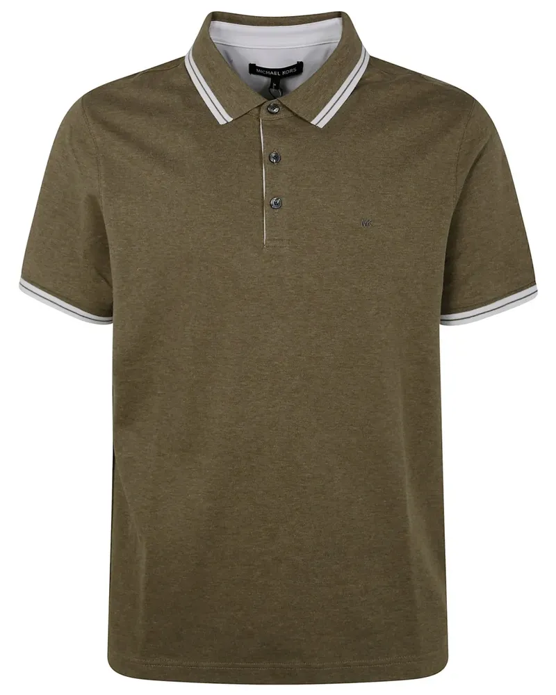 Michael Kors Poloshirt aus Jersey - Grün Grün