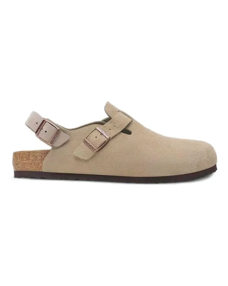 Birkenstock Tokio suede mules - Nude Nude