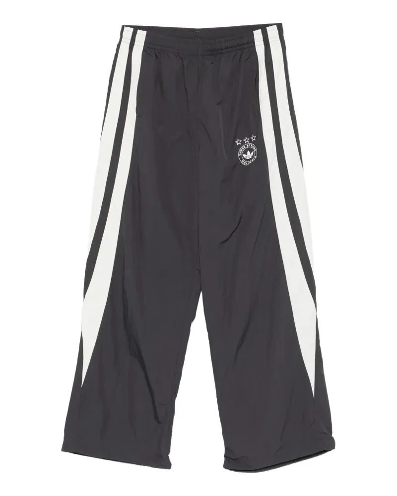adidas GFX side-stripe logo-print track pants - Schwarz Schwarz