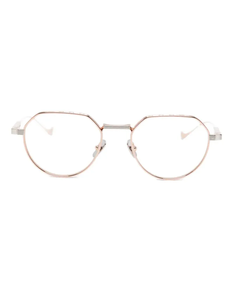 Cutler and Gross Pelham Brille mit geometrischem Gestell - Rosa Rosa