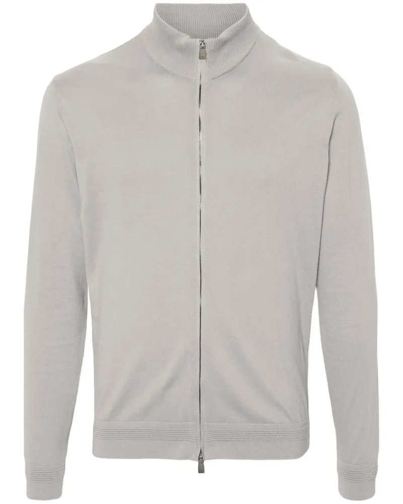 Corneliani Cardigan mit Stehkragen - Nude Nude