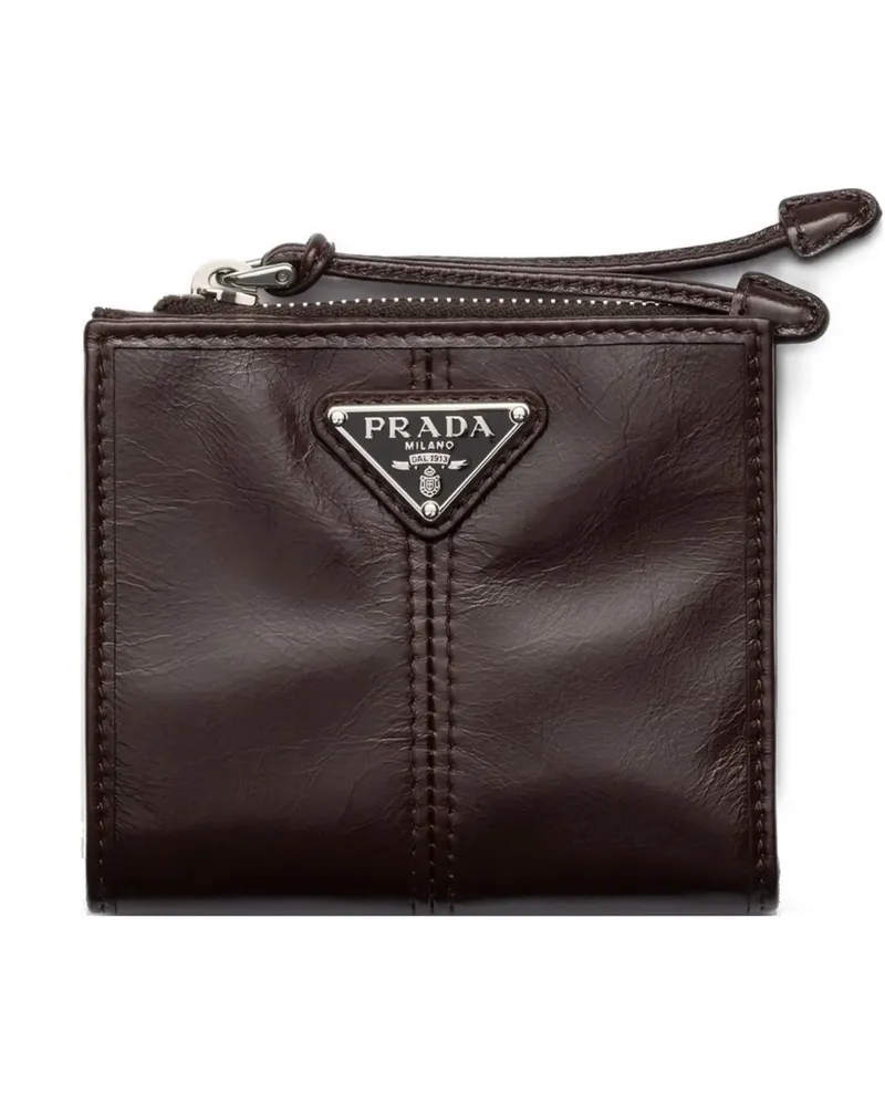 Prada Kleines Portemonnaie - Braun Braun