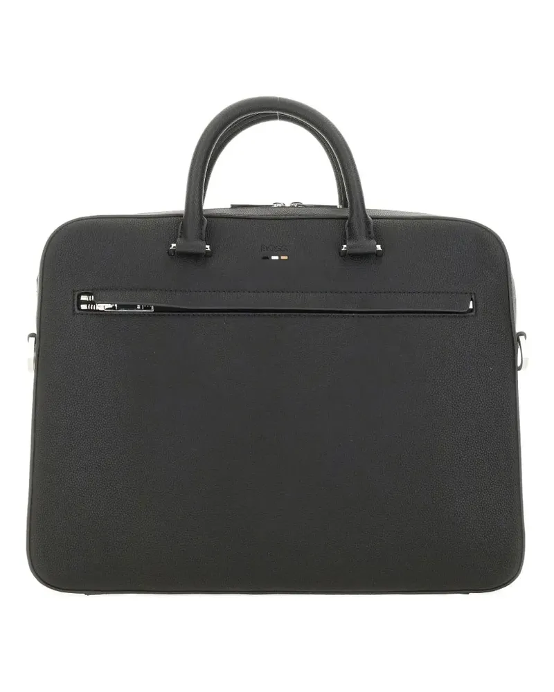 HUGO BOSS zip top-handle briefcase - Schwarz Schwarz