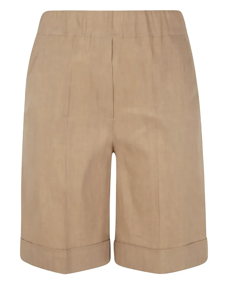 D.EXTERIOR Shorts aus Leinen - Nude Nude