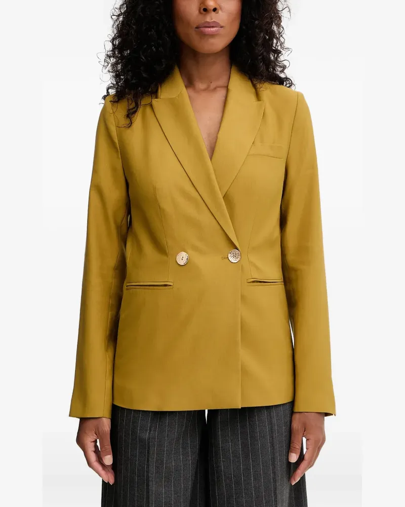 Morgan double-breasted button-fastening blazer - Gelb Gelb