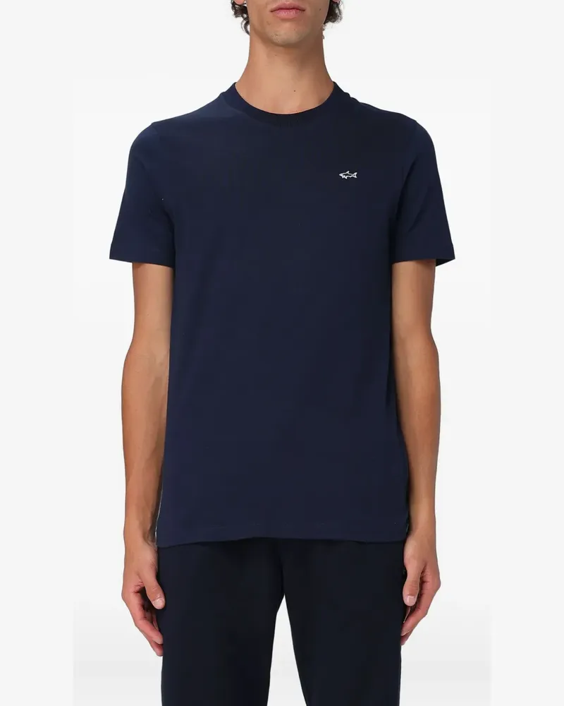 Paul & Shark T-Shirt mit Logo-Detail - Blau Blau