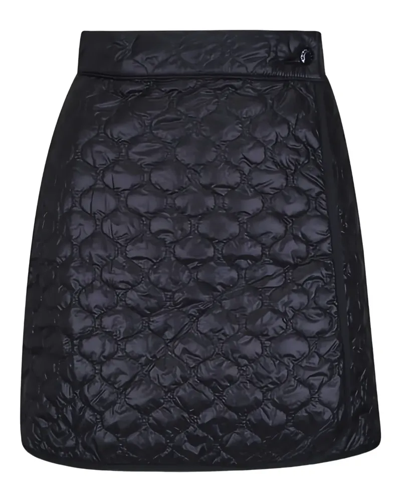 Moncler Gesteppter Minirock - Schwarz Schwarz