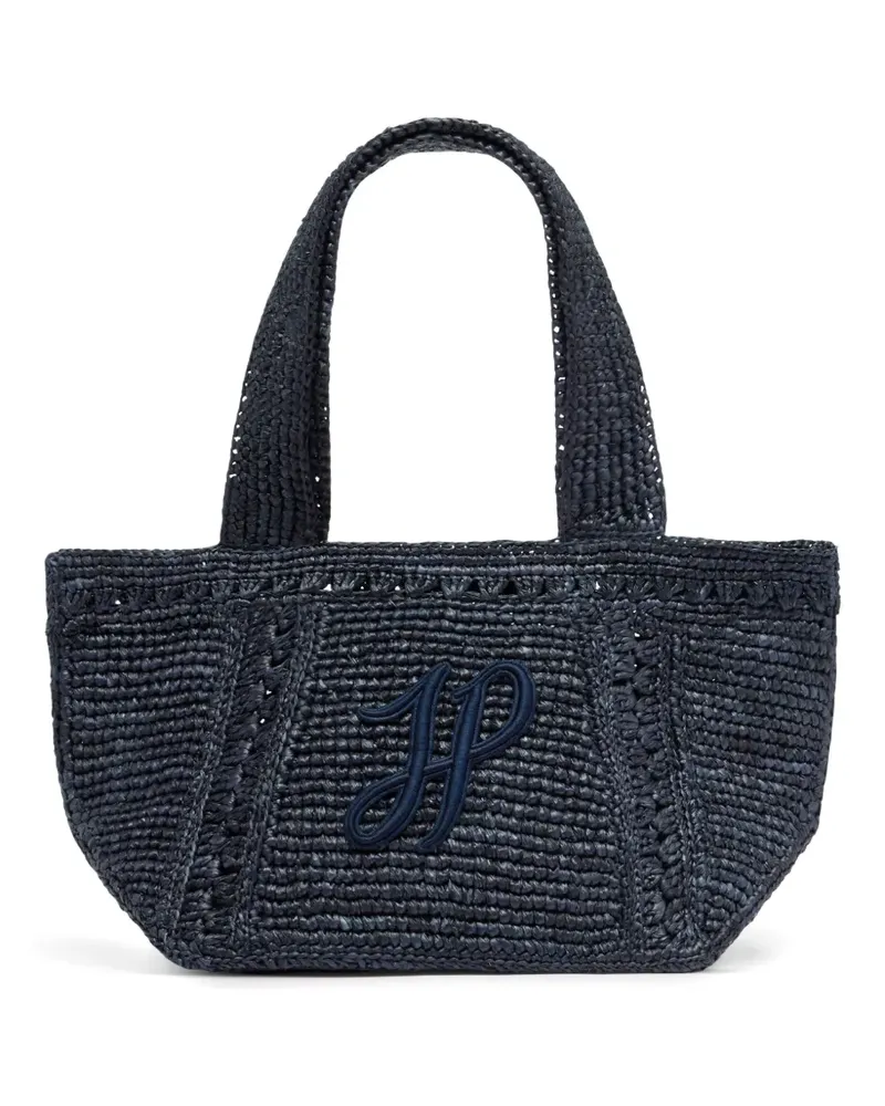 Patou Kleine JP Tote Bag mit Monogramm - Blau Blau