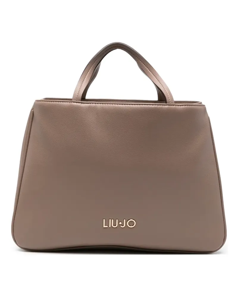 Liu Jo Shopper mit Logo - Braun Braun