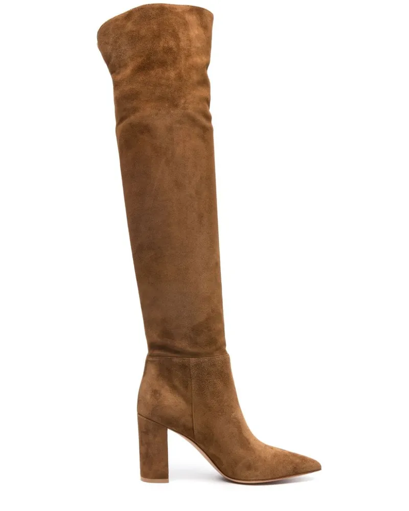 Gianvito Rossi Kniehohe Stiefel - Braun Braun