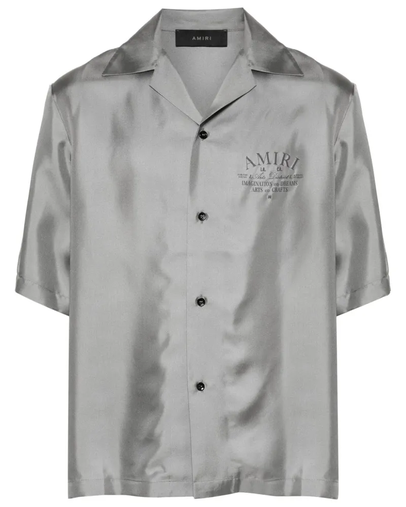 Amiri Arts District Hemd - Grau Grau