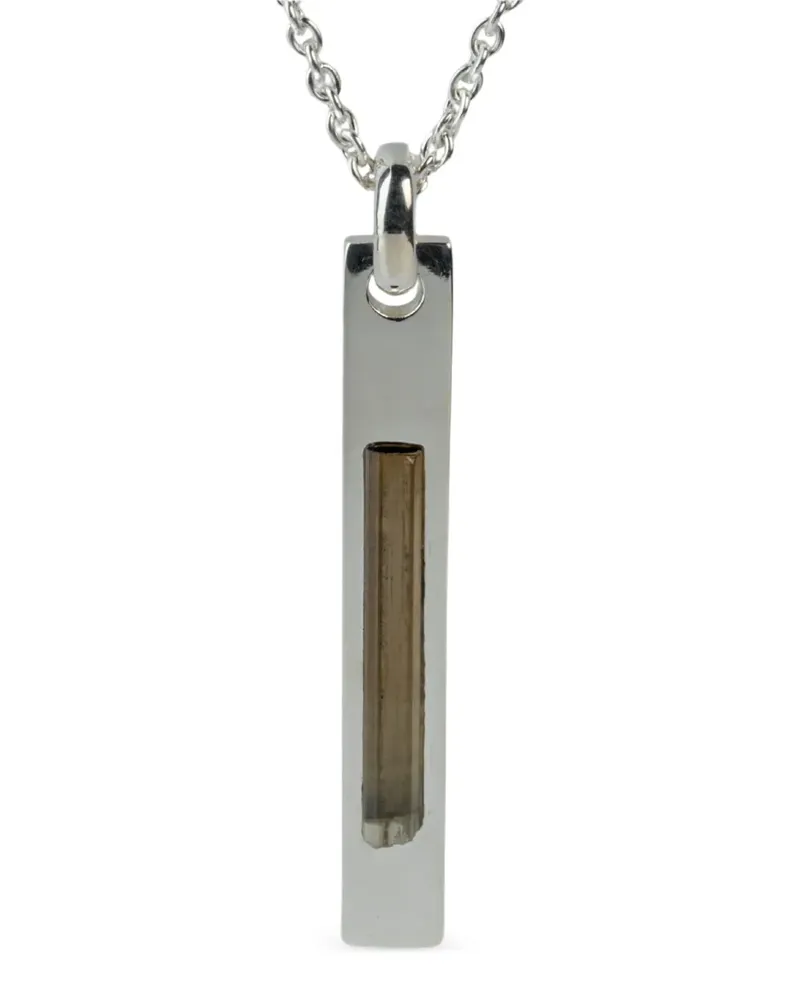 Parts Of Four Plate Halskette mit Dravit - Silber Silber