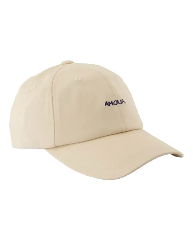 Maison Labiche embroidery baseball cap - Nude Nude