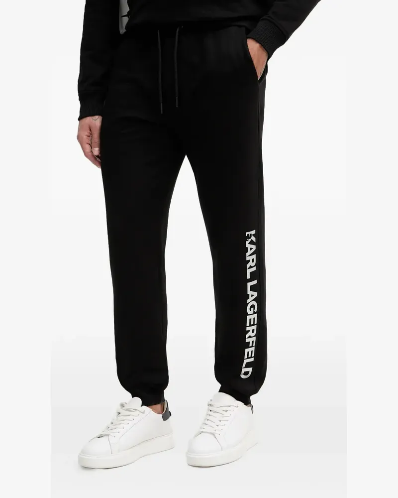 Karl Lagerfeld logo track pants - Schwarz Schwarz