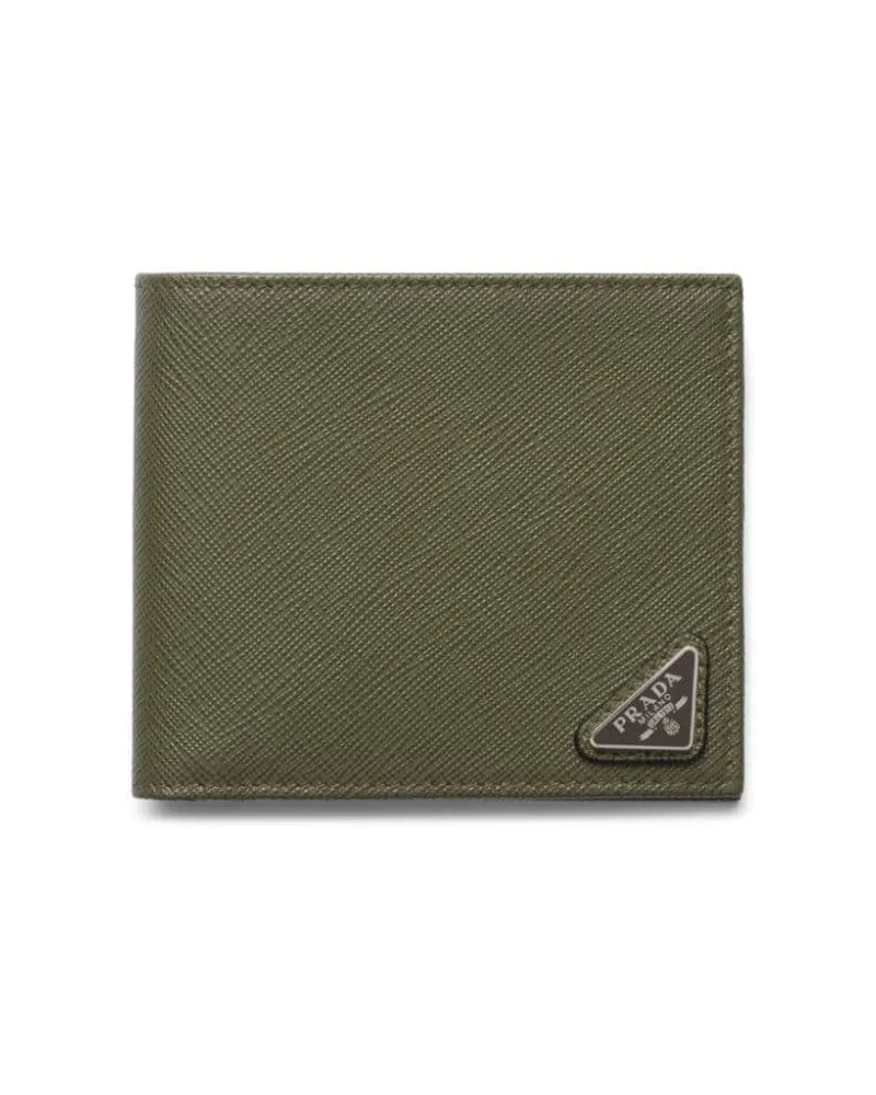 Prada Portemonnaie aus Saffiano-Leder - Grün Grün