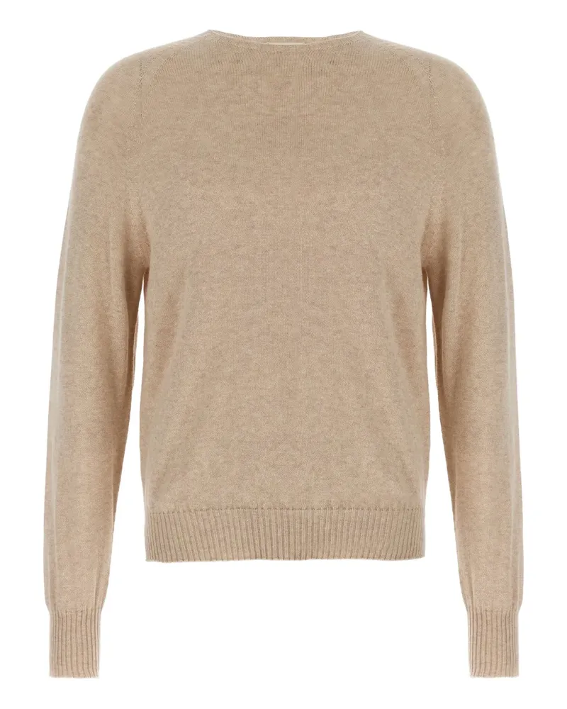 MA'RY'YA Pullover mit Rundhalsausschnitt - Nude Nude