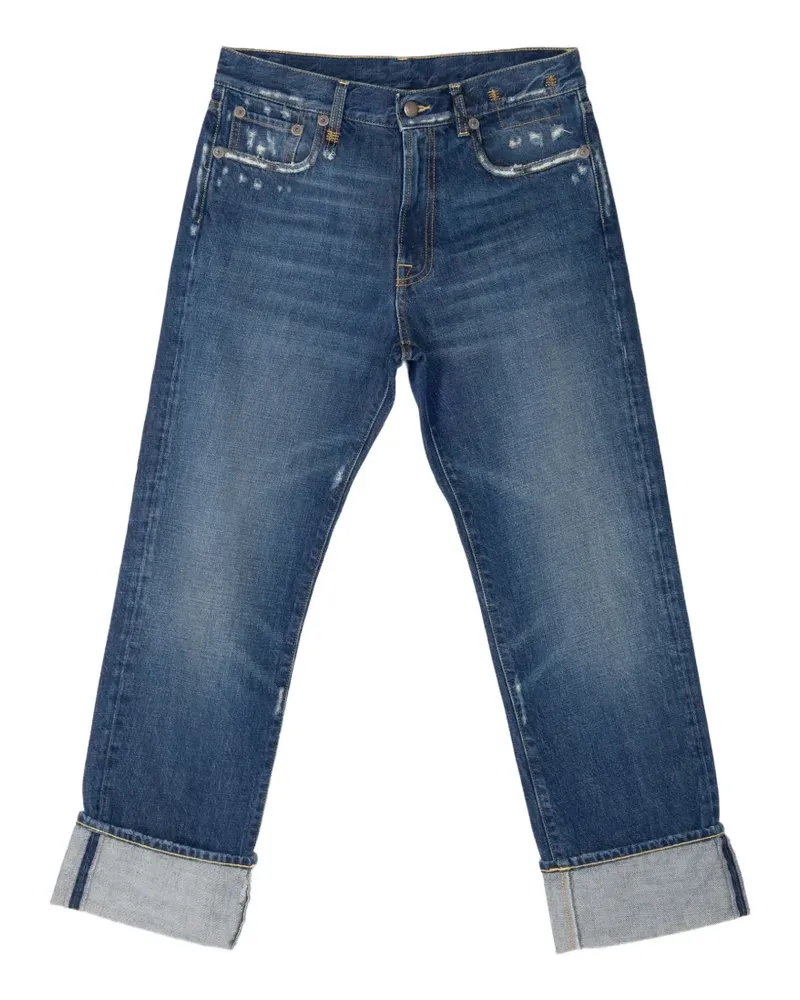 R13 Romeo cuffed jeans - Blau Blau