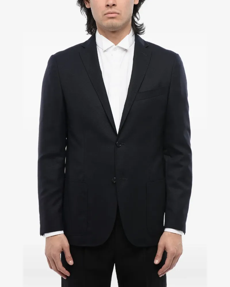 Corneliani single-breasted blazer - Blau Blau