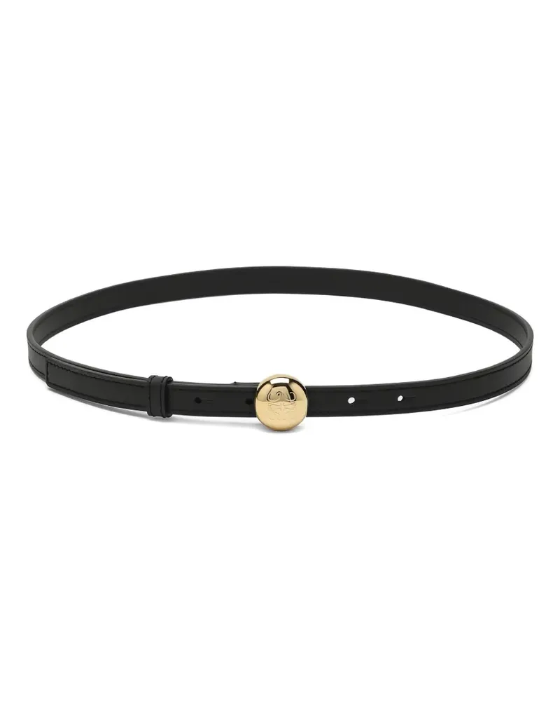 Loewe Gürtel mit Logo - Schwarz Schwarz