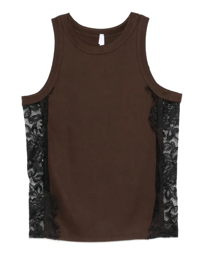 IMPERIAL lace tank top - Braun Braun