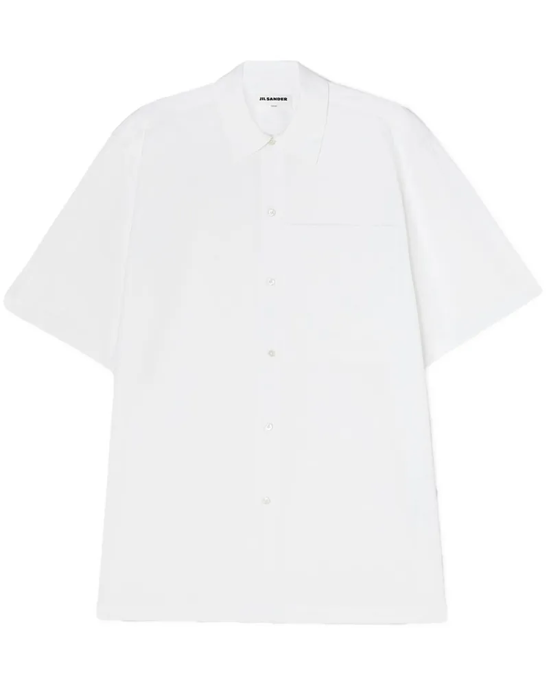 Jil Sander Hemd im Oversized-Look - Weiß Weiß